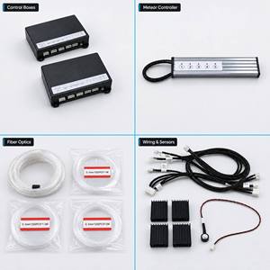 Luce Stellata per Auto con 1000 Stelle e 125 Meteore, Decorazione Universale per Cielo Stellato Romantico Notturno - Product Image 4