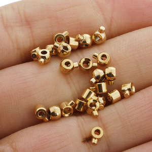 Cierre de Joyería de Acero Inoxidable, Cuentas Redondas y Cilíndricas para Hacer Pulseras, Accesorio H1571 - Product Image 3