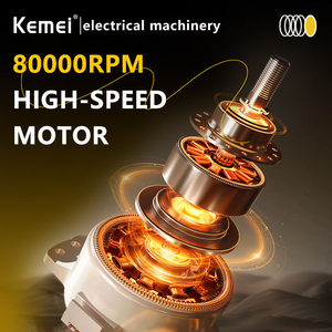 Cortadora <span class=keywords><strong>de</strong></span> <span class=keywords><strong>Pelo</strong></span> Profesional <span class=keywords><strong>Kemei</strong></span> Km-1859 con Cuchilla DLC, Corte Rápido, Bajo Ruido, Eléctrica, 8000 RPM, Alta Velocidad, Recortadora <span class=keywords><strong>de</strong></span> Barba para Hombre - Product Image 5