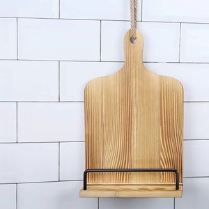 Wooden Tablet <b>Stand</b> Adjustable Height Desktop Recipe Rack Reading Shelf For Kitchen Use - Product Image 4