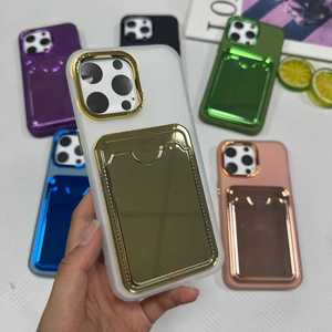 Vente chaude Nouveau Porte-Carte Coloré Téléphone Cas Antichoc Haute Qualité Conception D'affaires Mobile Téléphone Cas pour Oppo A60 A40 - Product Image 2