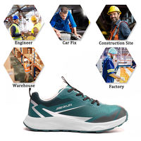 JIANKUN 2024 nouveau certificat CE lacet à boucle automatique chaussures de sécurité à bout composite chaussures de travail à bout en acier pour hommes et femmes OEM