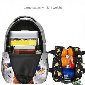 Custom Space Theme Astronaut Print Kids School <b>Backpack</b> Set With <b>Lunch</b> <b>Bag</b> for Boys Girls Kids Primary Middle School Aged 6-18 - Product Image 6