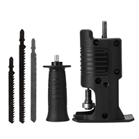Adaptateur de scie sauteuse portatif pour perceuse électrique, outil électrique modifié pour découper le bois, avec lames