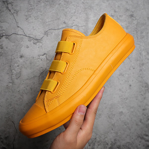 Bán buôn cao su lưu hóa Đế ngoài <span class=keywords><strong>PU</strong></span> da đa năng sinh viên Giày trượt ván đi bộ thể thao quần vợt người đàn ông vải giày hợp thời trang - Product Image 1