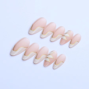 Uñas Postizas con Efecto Ojo de Gato, Uñas a Presión de Alta Calidad, Uñas Hechas a Mano - Product Image 2