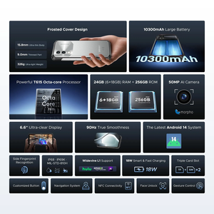 DOOGEE Blade 10 Power, Teléfono Android 14 con Pantalla LCD HD, Resistente al Agua IP68 y a Golpes, CPU Octa Core, NFC, Compatible con Idioma Francés, para Juegos - Product Image 6
