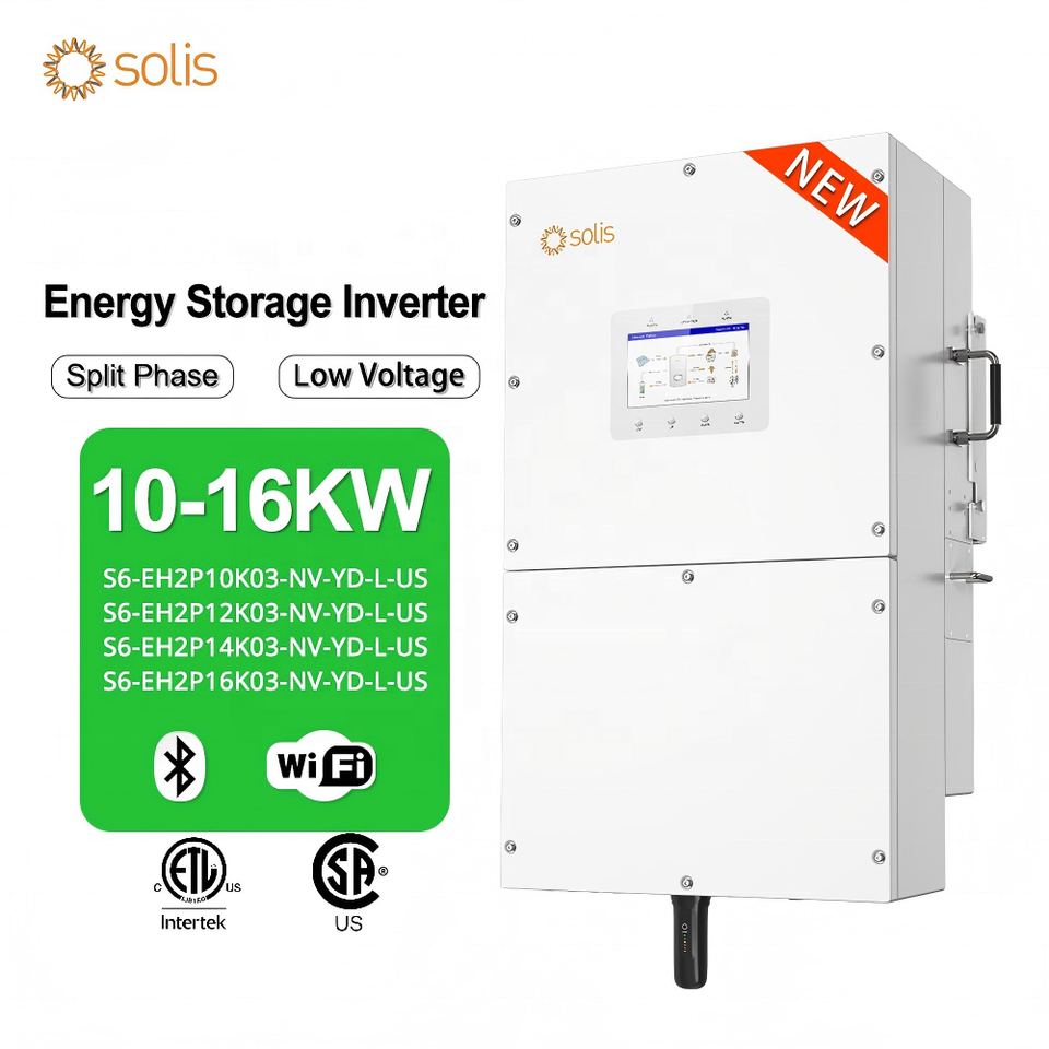 Solis Hybrid Inverter 10kw Solis S6-EH2P(10-16)K03-NV-YD-L-US Hybrid ...