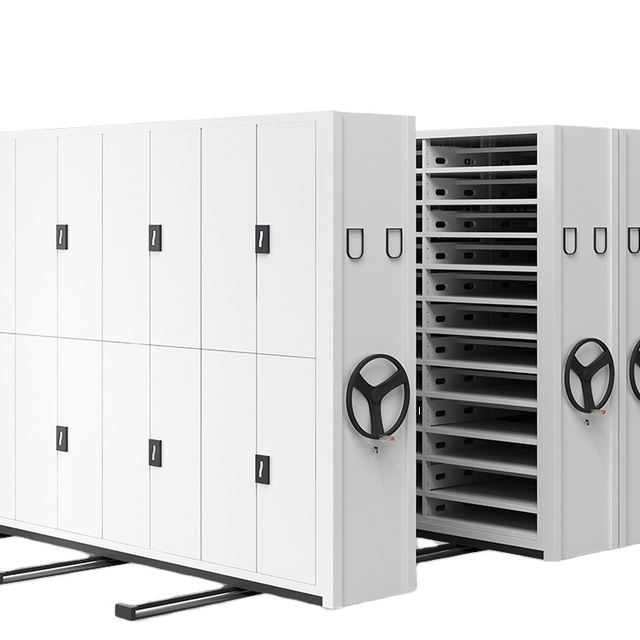 Archive Storage Steel Material Mobile File Compactor System