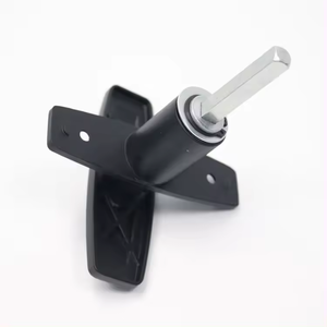 टोनन्यू कवर ट्रक बेड कवर के लिए ट्राइमार्क क्लॉकवाइज पॉप अप टी हैंडल लॉक ब्लैक गैस्केट के साथ नॉन-थ्रेडेड लॉकिंग टी-हैंडल - Product Image 4