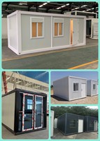Casa Contenedor Prefabricada Móvil de 20 pies, Panel Sándwich de Acero, para Uso en Hogar, Oficina u Hotel, Estilo Moderno de Mediados de Siglo