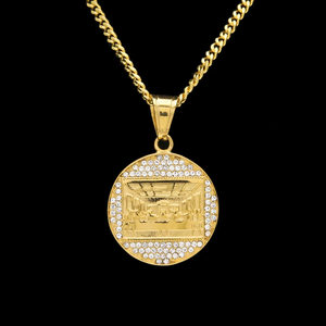 Collier pendentif tendance de marque hip-hop européenne et américaine, style Dîner de Gala - Product Image 5