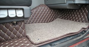 Alfombrillas Izquierdas para Camión Scania R 2019, Accesorios para Camión, Tapetes de Cuero de Cobertura Total, Revestimiento para Maletero - Product Image 3