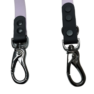 Adjustable Waterproof Hands Free <b>Dog</b> Leash Heavy Duty PVC Dual <b>Hook</b> <b>Dog</b> Lead for Medium Large <b>Dogs</b> Outdoor Walking Running - Product Image 5