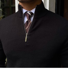 Maglione Invernale da Uomo con Collo Alto e Cerniera - Product Image 6