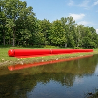 Tubes gonflables anti-inondation en gros, barrières anti-inondation en PVC réutilisables remplies d'eau, déploiement rapide pour les situations d'urgence