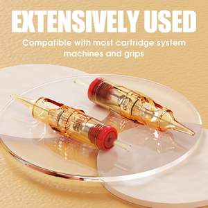 Agujas de Tatuaje Desechables <span class=keywords><strong>Dragonhawk</strong></span> Pro, No Impermeables, 20 Piezas, Cartuchos de Delineador Redondo 1201RL para Máquina de Tatuar - Product Image 6