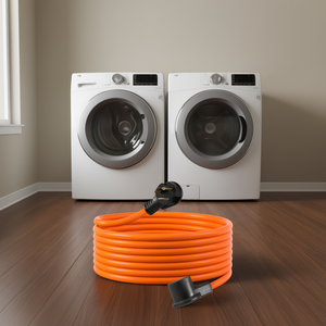 Cavo di prolunga per asciugatrice da 3 metri, da 10/30P a 10/30R, 30A, 3 poli, per uso domestico. - Product Image 2