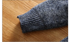 Suéteres <span class=keywords><strong>de</strong></span> Forro Polar para <span class=keywords><strong>Hombre</strong></span>, Talla Grande, <span class=keywords><strong>de</strong></span> Invierno, Económicos y a la Moda, con Media Cremallera, Cuello Alto, Cálidos, <span class=keywords><strong>de</strong></span> <span class=keywords><strong>Punto</strong></span> - Product Image 4