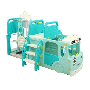 Vendita calda HDPE Bus a tema scivolo e altalena per bambini casetta per <span class=keywords><strong>parchi</strong></span> di <span class=keywords><strong>divertimento</strong></span> al coperto - Product Image 3