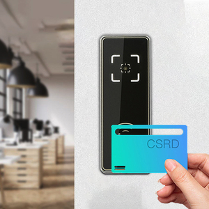 Lecteur de cartes intelligentes IC/NFC TTL RS485 WG 26/34 Wifi IP68 étanche avec code QR dynamique, contrôleur d'accès avec cadre en alliage d'aluminium - Product Image 5