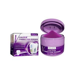<span class=keywords><strong>EELHOE</strong></span> Polvo Blanqueador Dental Natural Morado, <span class=keywords><strong>Corrector</strong></span> de Color, Blanqueamiento Dental, Eliminador de Manchas Dentales - Product Image 1