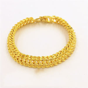 Vòng Đeo Tay Dây Đồng Hồ Cá Nhân Cho Nam, Mạ Vàng <span class=keywords><strong>24</strong></span> <span class=keywords><strong>Karat</strong></span> - Product Image 2