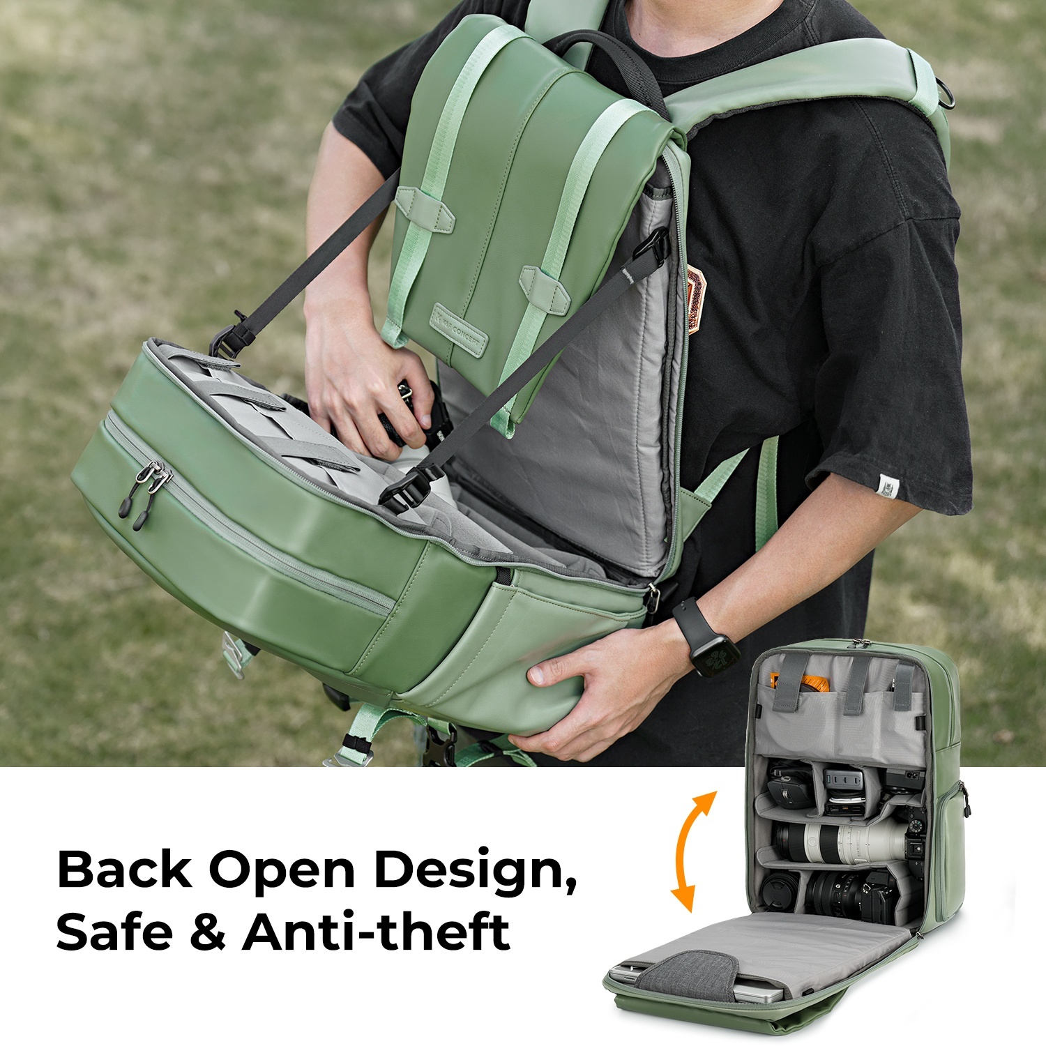 K&F Concept Beta 20L Camera Backpack - Lightweight, Waterproof 