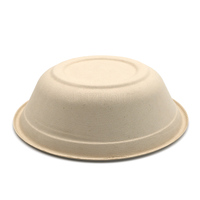 Oasis Bols jetables 32OZ en fibre compostable, récipient alimentaire biodégradable en bagasse, résistant au micro-ondes, hydrofuge et oléofuge, non toxique