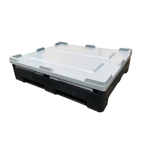 Meilleur prix Conteneur en vrac en plastique pliable grandes boîtes de palettes en plastique à vendre - Product Image 5