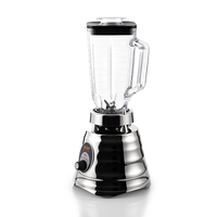 RAF R.2939 Elektrische Blender 750W 1.25L Glazen Kan 20000RPM Vierblads 2-in-1 Mixer Blender voor Sap Smoothie IJs Kruimelen Dranken