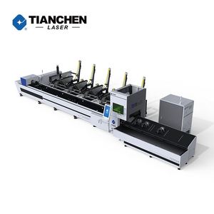TIANCHEN professionnel tube fibre laser machine de découpe alimentation automatique carbone acier inoxydable aluminium découpe - Product Image 5