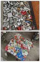 Meilleure vente, équipement d'emballage en métal d'occasion, Machine de recyclage de bidons à balles à vendre