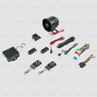 Alarmas de coche unidireccionales antirrobo, sistema de seguridad Universal para coche, detección de Sensor ultrasónico, alarmas de coche