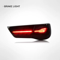 Convient aux feux arrière 10-17 Reiz Mark X Modifié avec LED Dragon Scale pour les feux de circulation et les clignotants.
