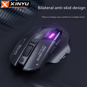 Nouvelle souris sans fil <span class=keywords><strong>Inphic</strong></span> A9 II Discovery Edition pour une charge en mode double, silencieuse, 2400 DPI, rétroéclairage RVB, ergonomique, pour le jeu - Product Image 4