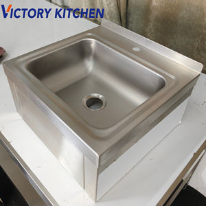 VICTORY Kitchen Fregadero de pared manual de acero inoxidable resistente para colgar en la pared 201 Inox para hoteles Restaurantes Laboratorios-Hospital - Product Image 5