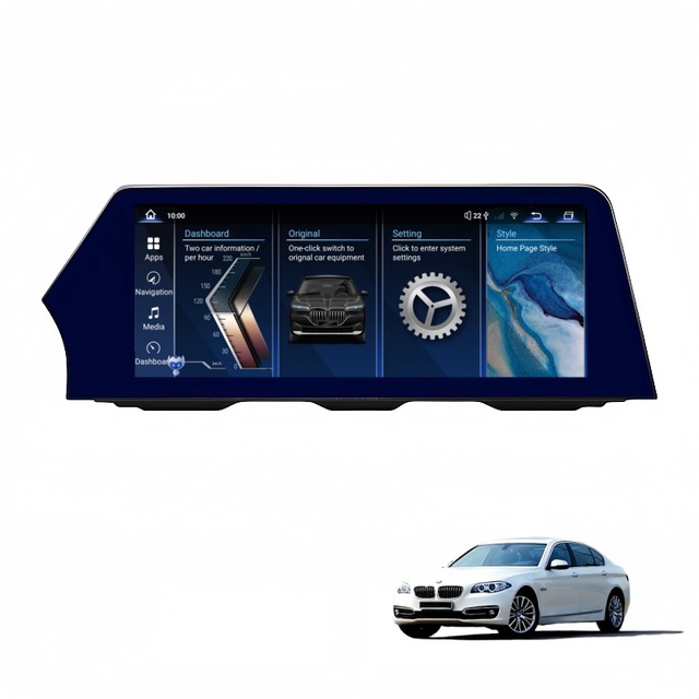 12.3 Inch Android13 OLED RGB Car for Player 4K Wireless CarPlay Multimedia GPS DSP 4G Navigation Dual System 2010-2017 BMW M5