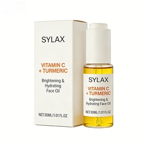 <span class=keywords><strong>Aceite</strong></span> Facial Hidratante con Vitamina C, Cúrcuma y Escualano Vegetal, Blanqueador, Antienvejecimiento, Nutritivo, para el Cuidado de la Piel, Vitalidad Radiante, para Mujeres y Hombres, 1 Fl - Product Image 1