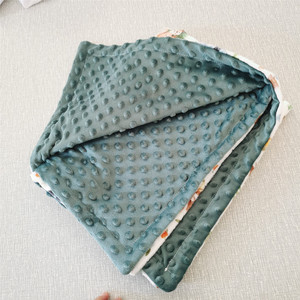 ผ้าห่อตัวเด็กทารกแบบสั่งทำขายส่ง ผ้าห่มมิงกี้ลายจุด ผ้าห่อตัวเด็กทารกแบบมัสลิน - Product Image 4