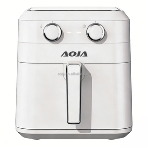 Friteuse à air AOJA 1700W haute puissance, grande capacité 6,5L, deux boutons de commande manuelle avec fenêtre de cuisson visible - Product Image 1