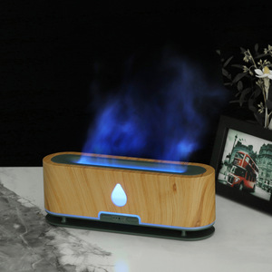Nuevo humidificador con lámpara de llama de 0.5L con luces de colores y difusor de aroma para uso doméstico en interiores. - Product Image 5