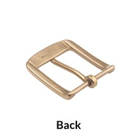 Nouvelle ceinture décontractée pour homme en cuivre pur, faite à la main, avec boucle à ardillon