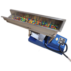 Alimentador Vibratorio Electromagnético Pequeño para Polvo de Granos con Controlador de Velocidad - Product Image 1