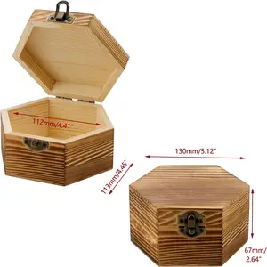 Заводские Самые продаваемые оптовые деревянные ящики для хранения, различные стили и размеры деревянных ящиков для хранения с крышками и петлями