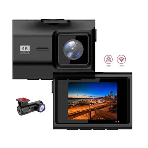 Relee HDR Dash Camera 4K+2K QHD1440P Dashcam Video Recorder wifi Car dvr with 2 Cam Starvis Night Sensor Video Camera GPS