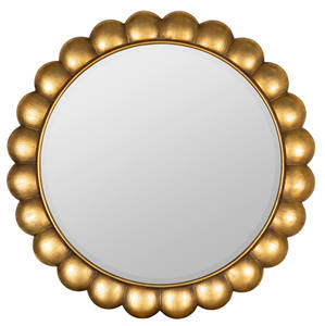 Compre espejos de pared con marco metálico redondo, espejos de pared de diseño antiguo para decoración de paredes, utilizados por exportadores. - Product Image 5