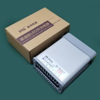 Catu Daya LED Tahan Air IP62 12V 16.7A 200W AC DC Switching Driver untuk Lampu Strip LED Signage Luar Ruangan