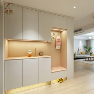 Trending Modern Eco-Friendly Durable Customizable Home Furniture Shoe Cabinet <strong>Storage</strong> LED Light Sitting <strong>Bench</strong> <strong>for</strong> Apartment - Product Image 2