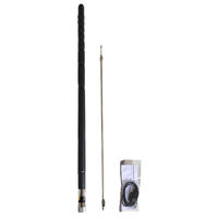 Antenne de station de base HF télescopique 2,5 dBi, type HF, réglable en précision, 3-50 MHz